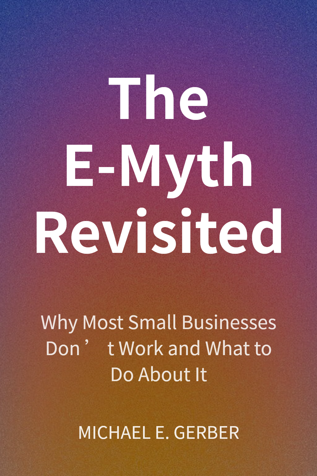 The E-Myth Revisited cover