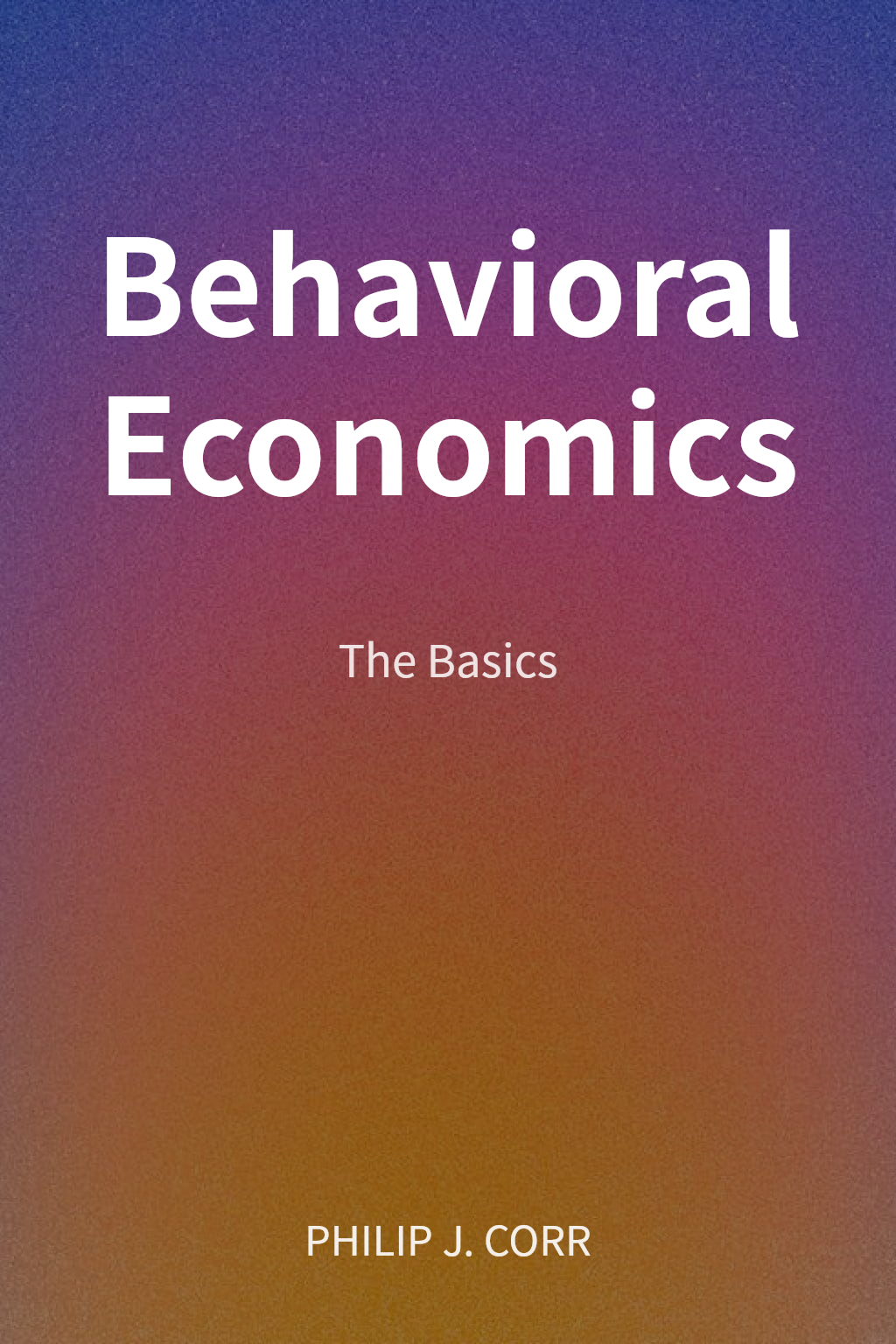 Behavioral Economics cover