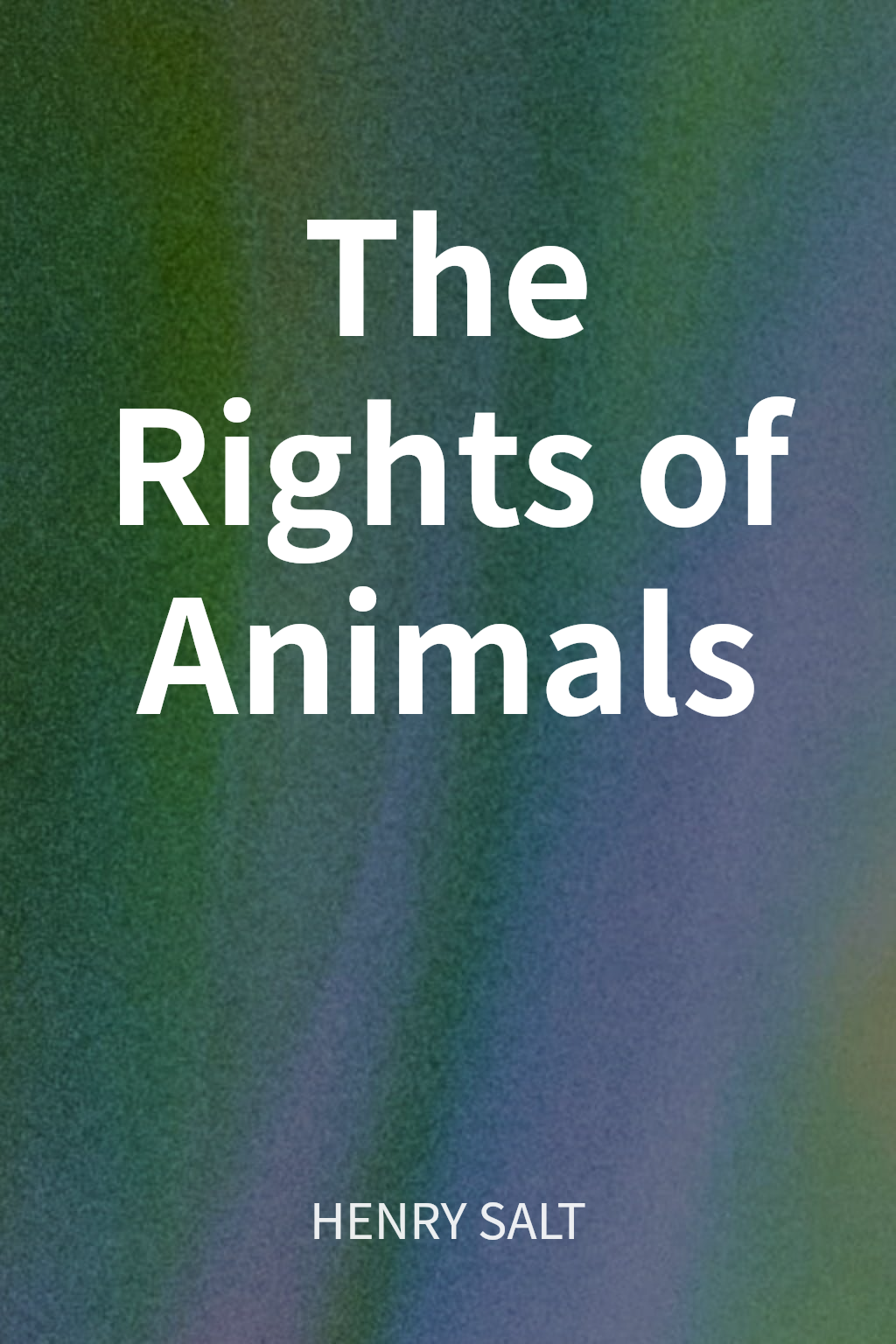 The Rights of Animals cover