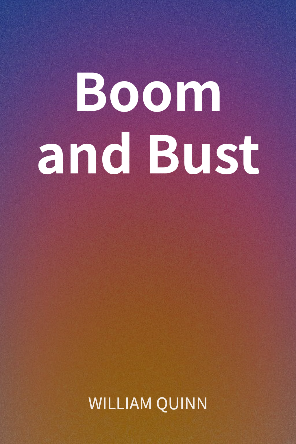 Boom and Bust cover