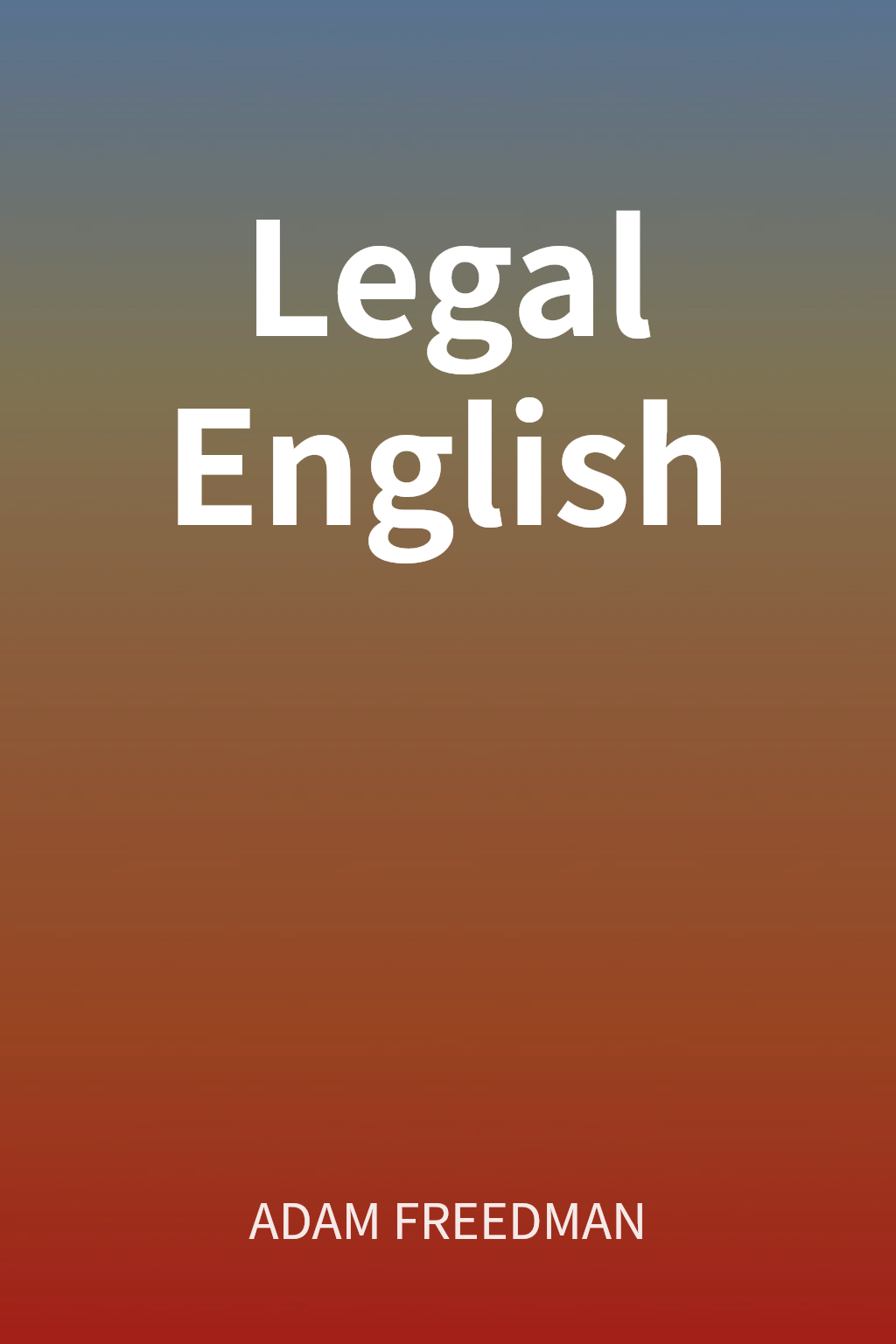 Legal English cover