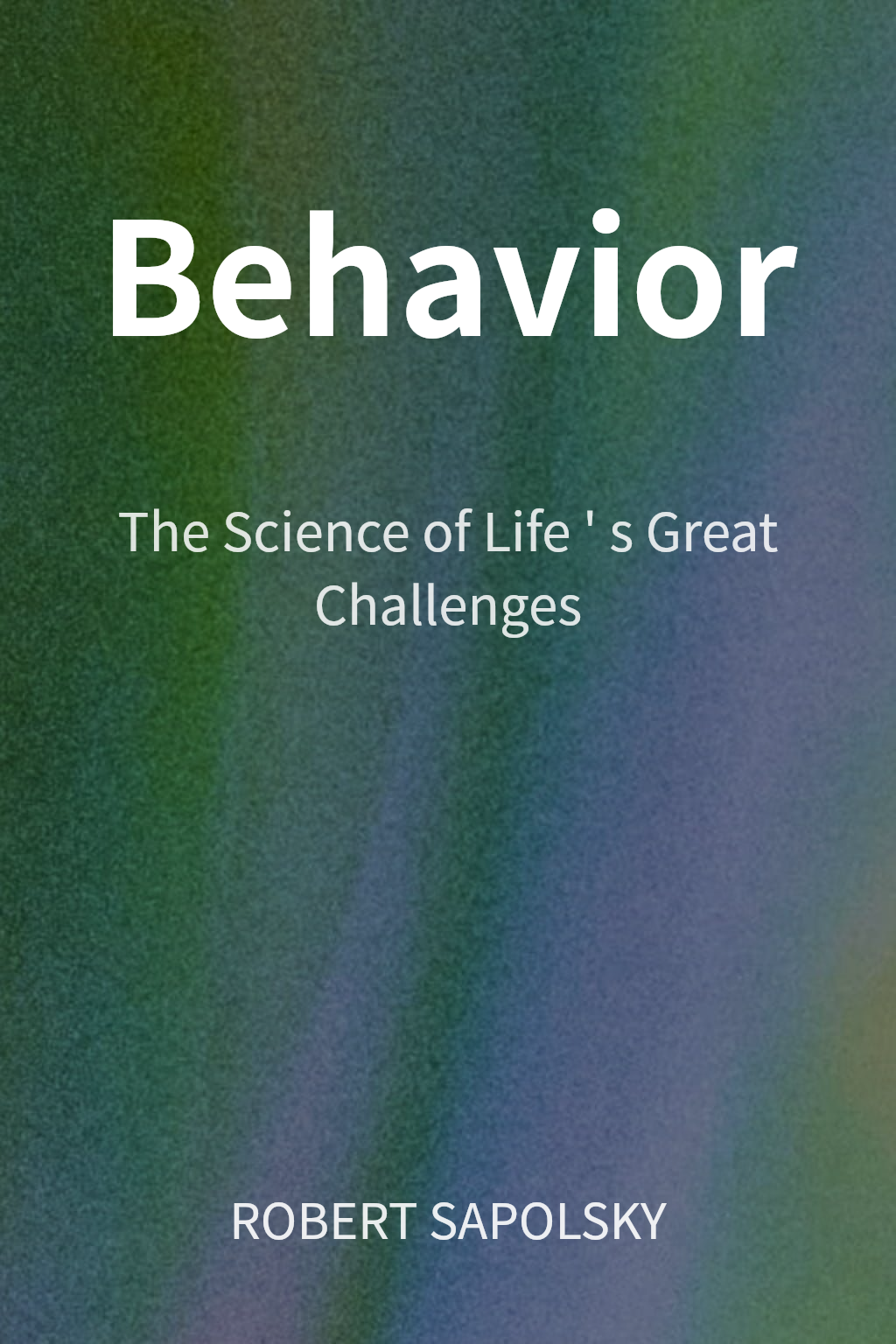 Behavior cover