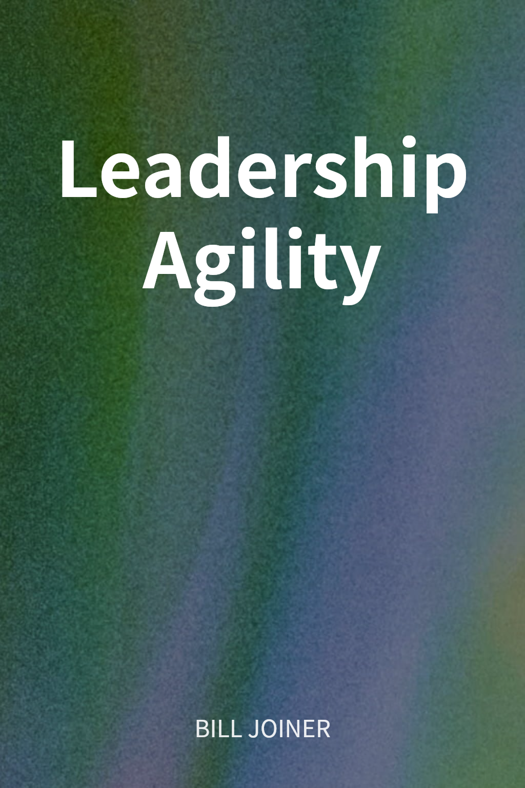 Leadership Agility cover