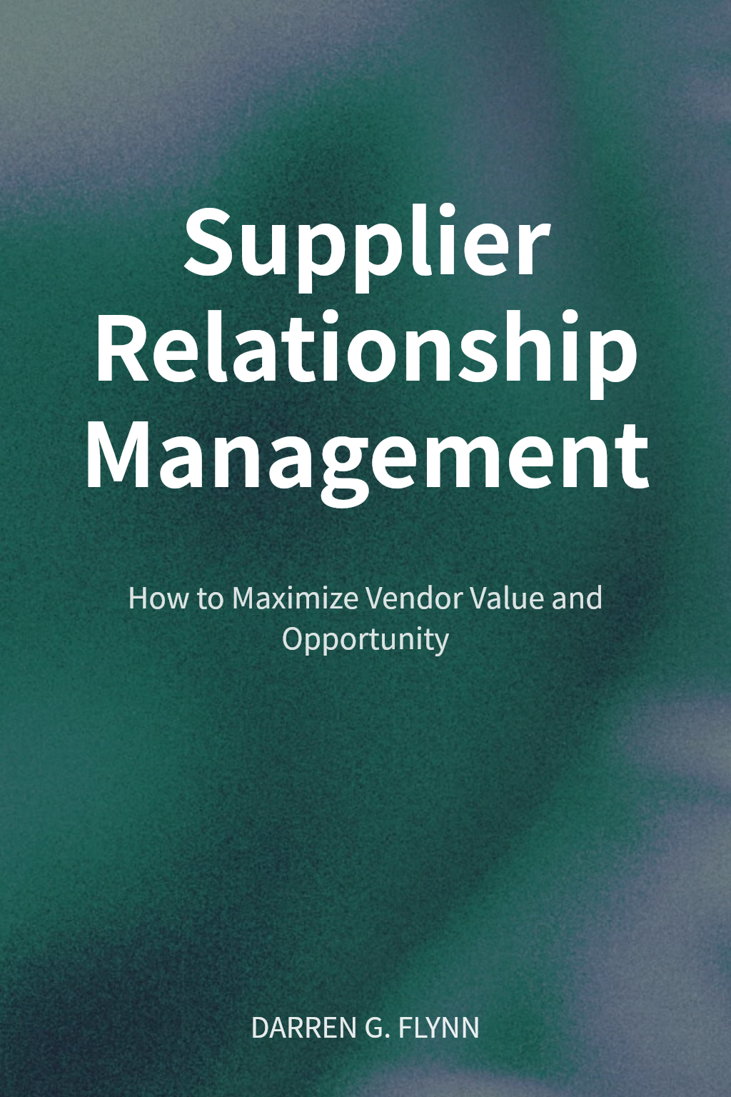 Supplier Relationship Management cover