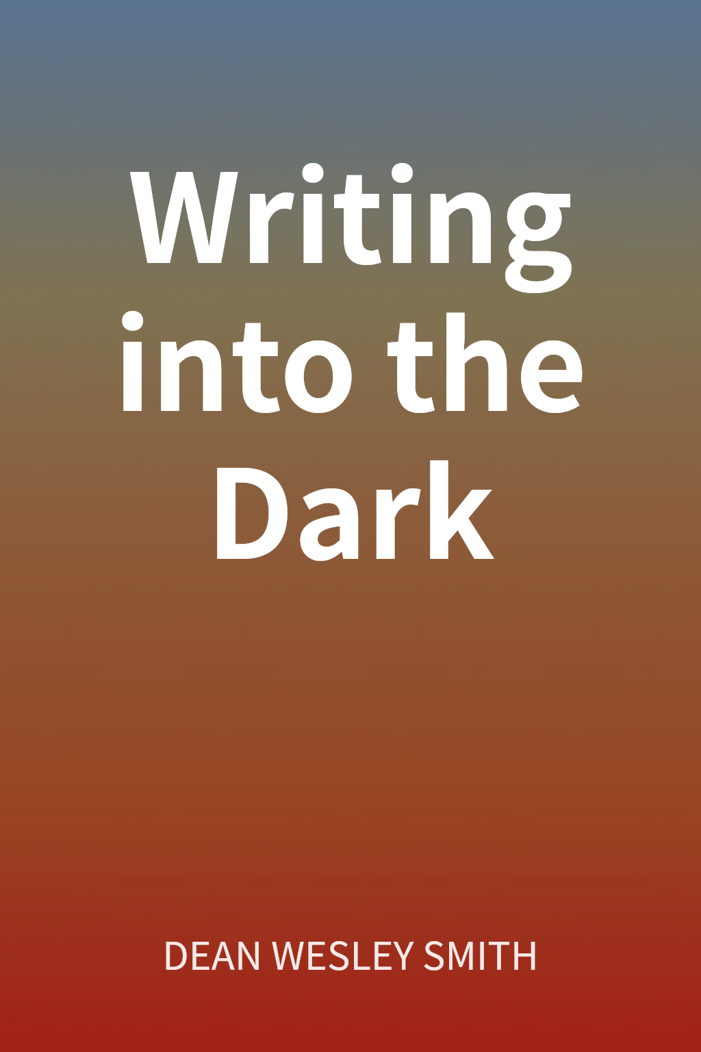 Writing into the Dark cover