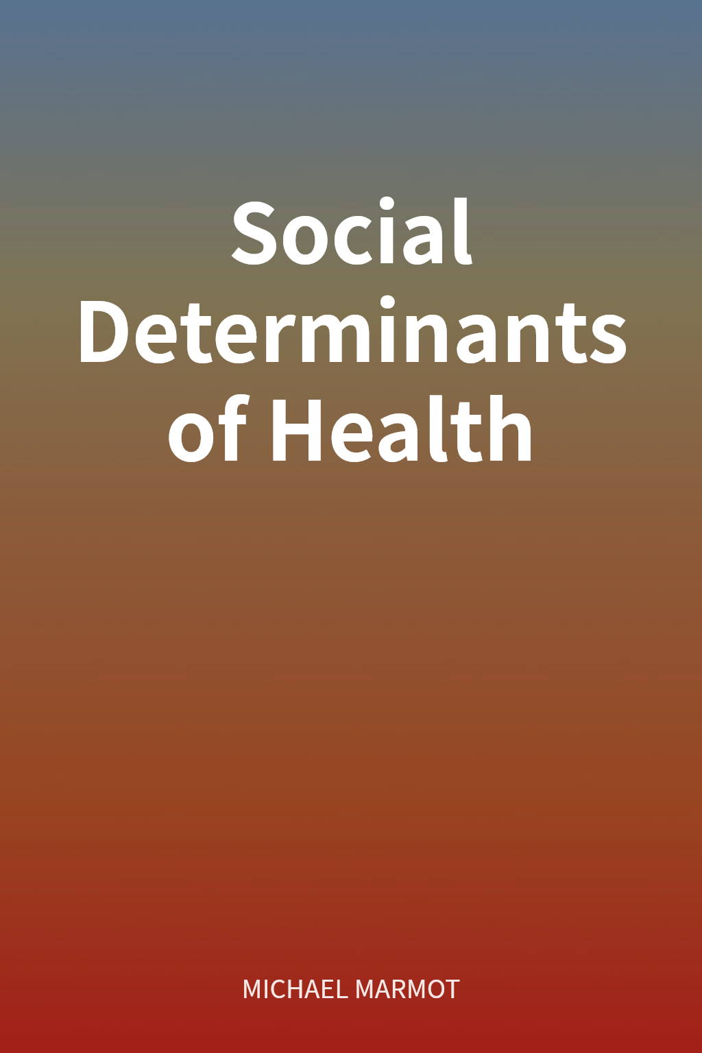 Social Determinants of Health cover
