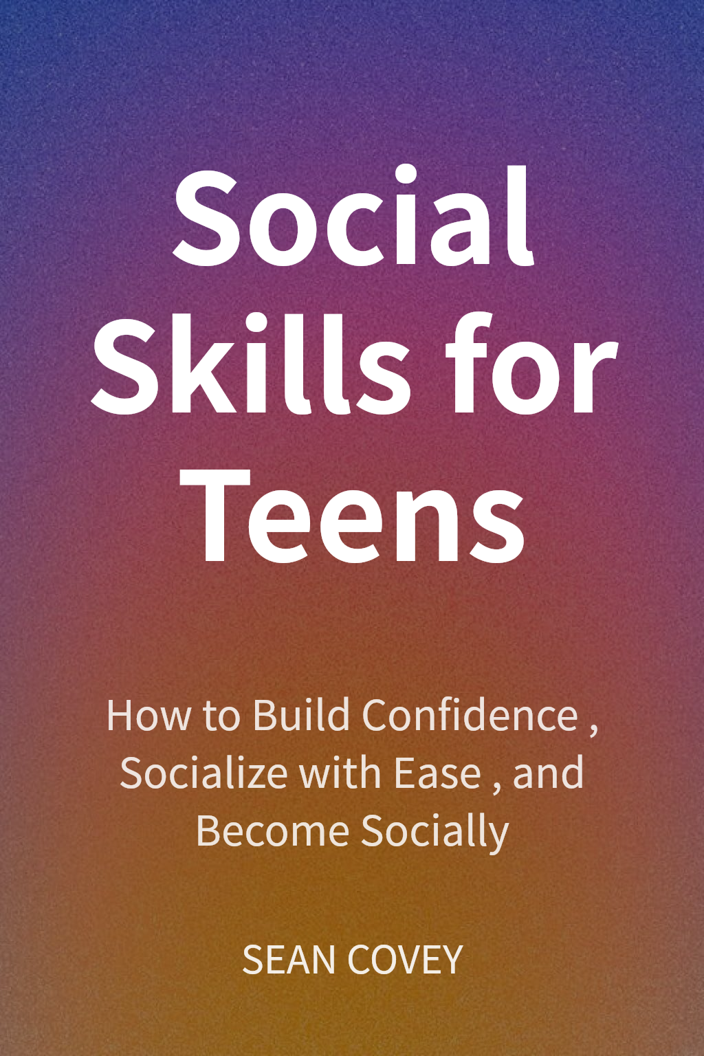 Social Skills for Teens cover