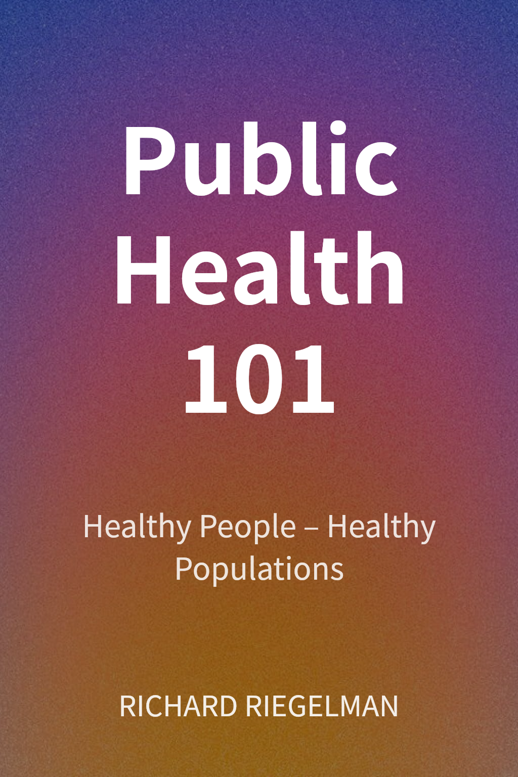 Public Health 101 cover