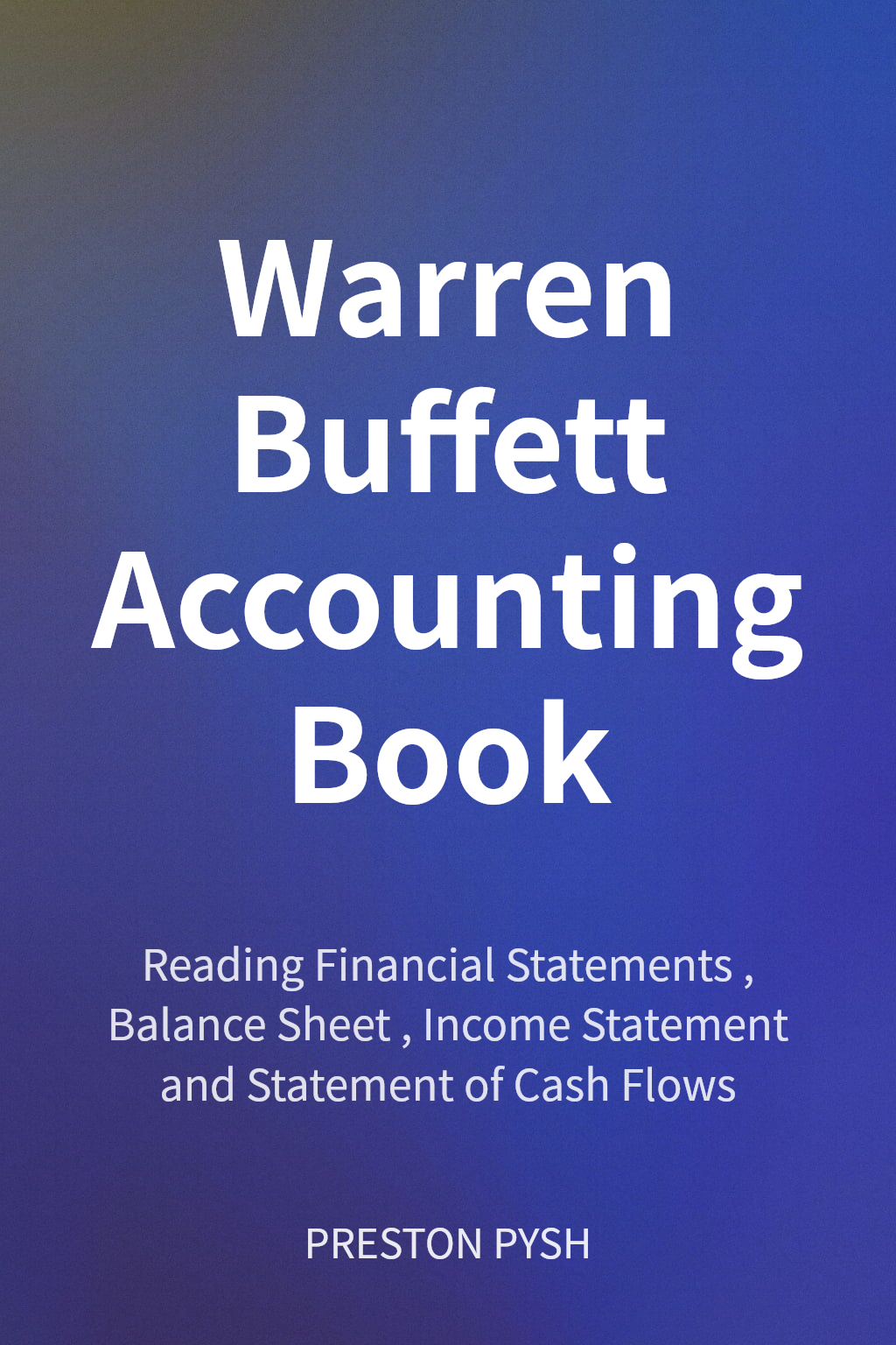 Warren Buffett Accounting Book cover