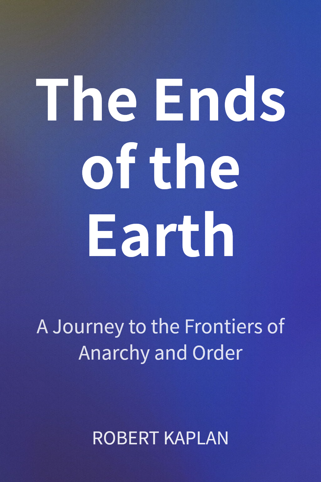 The Ends of the Earth cover