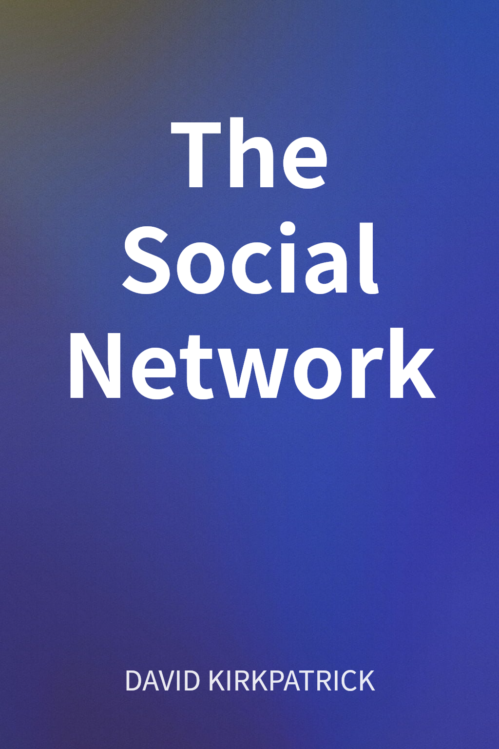 The Social Network cover