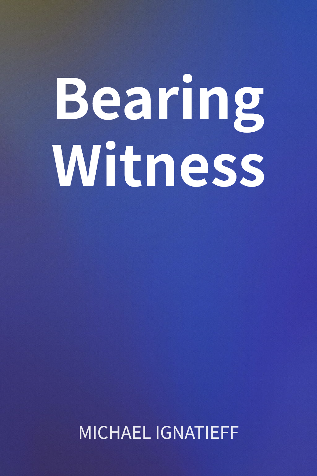 Bearing Witness cover