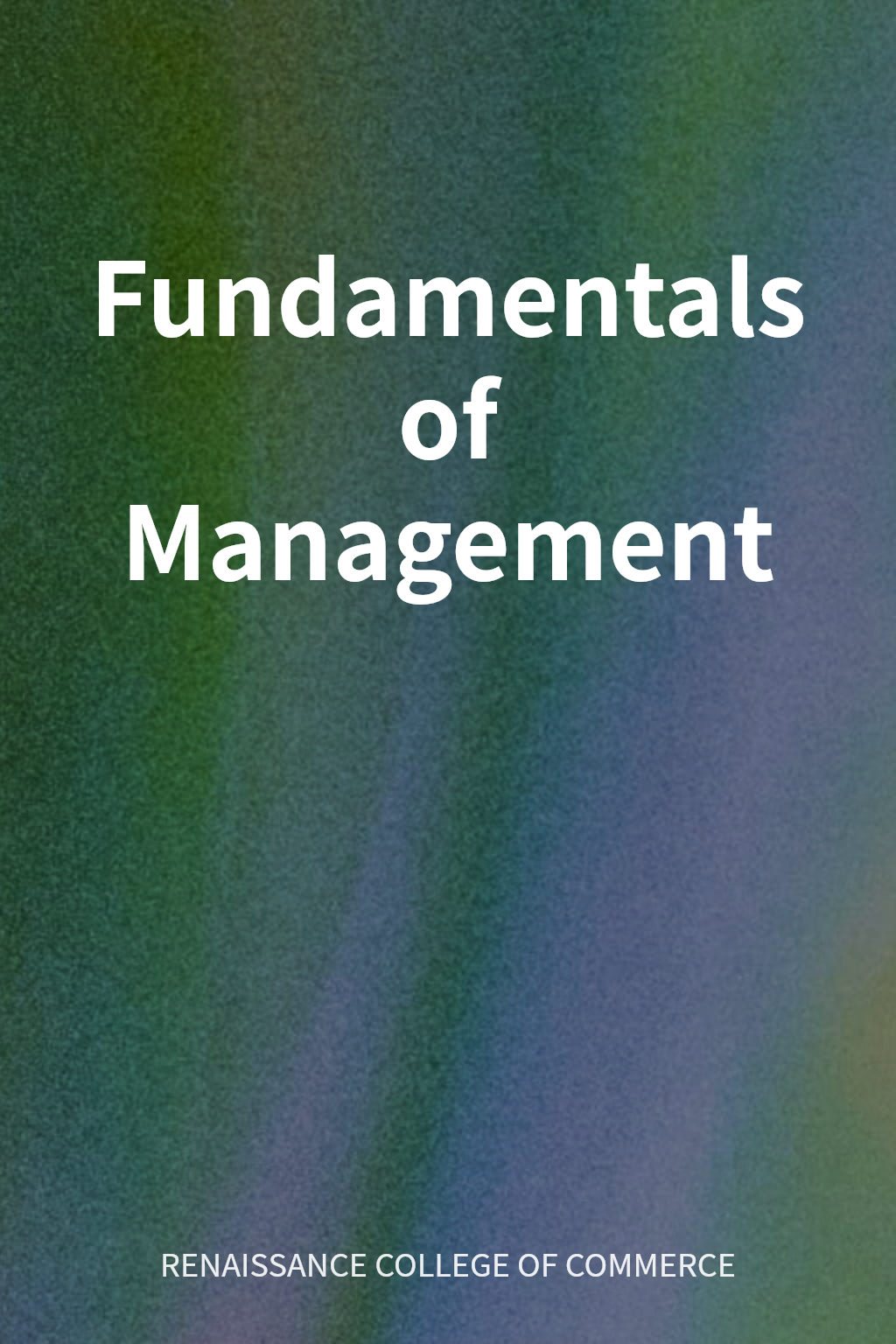 Fundamentals of Management cover