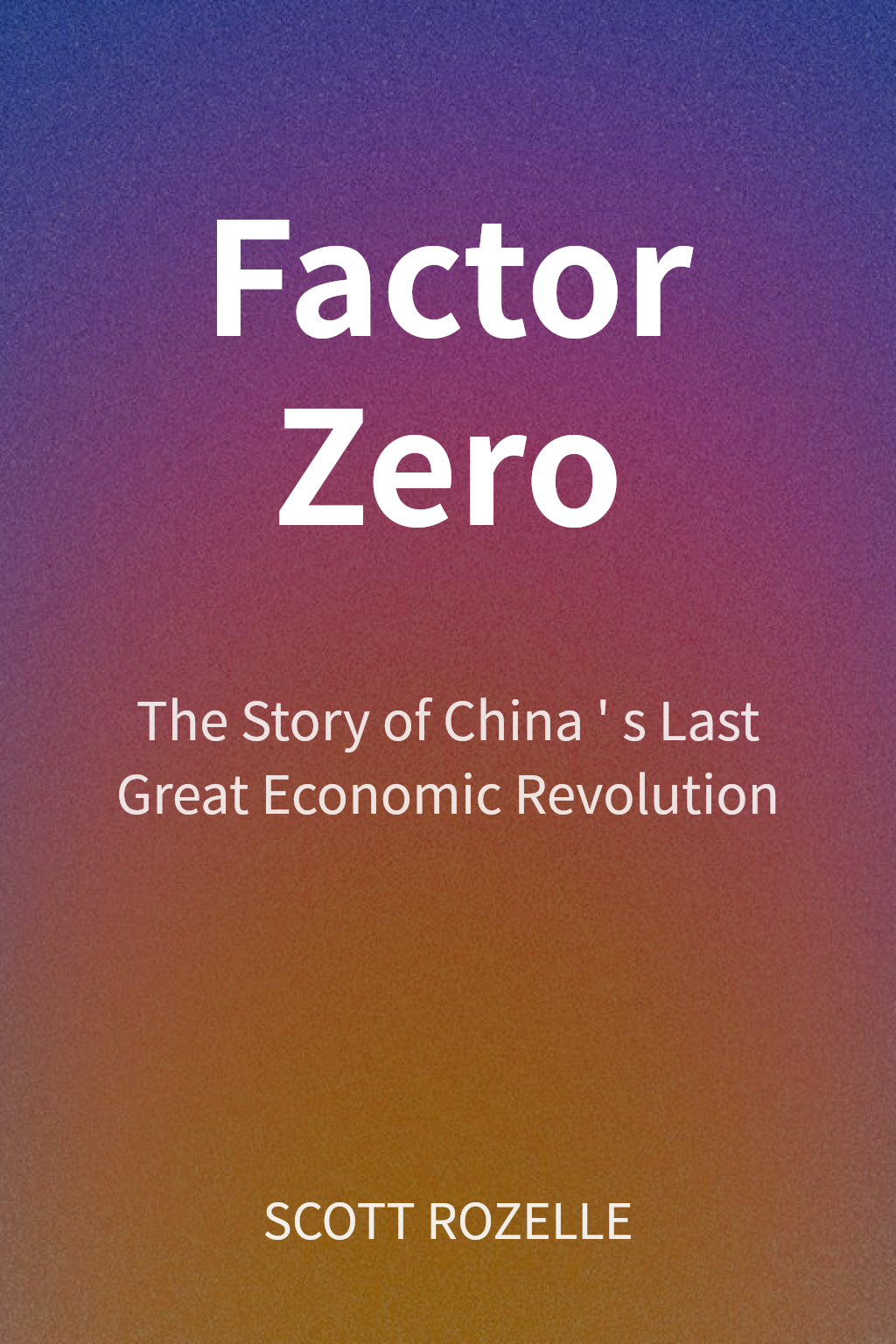 Factor Zero cover