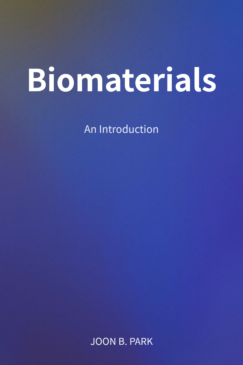 Biomaterials cover