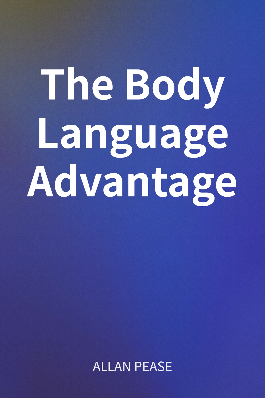 The Body Language Advantage cover
