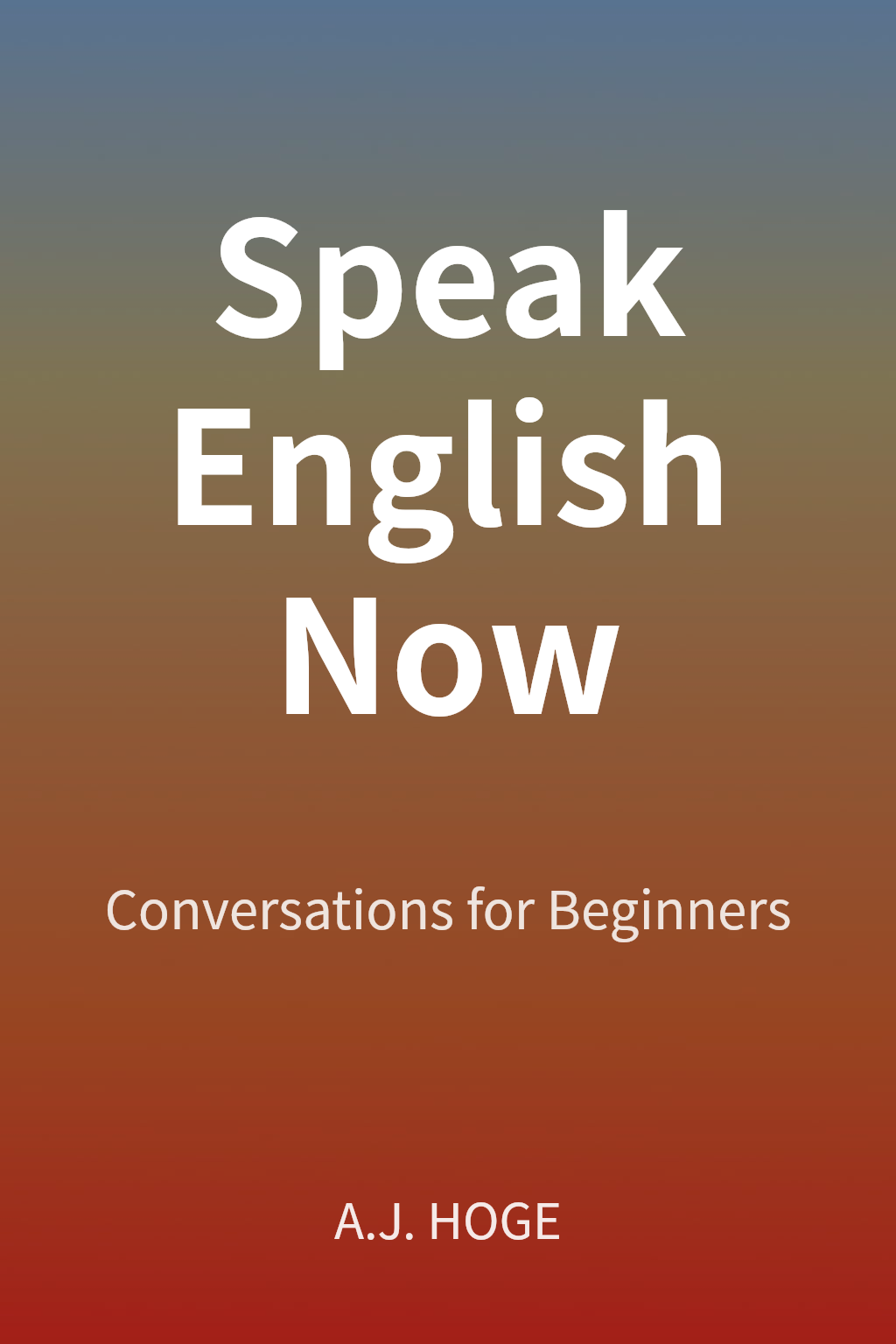 Speak English Now cover