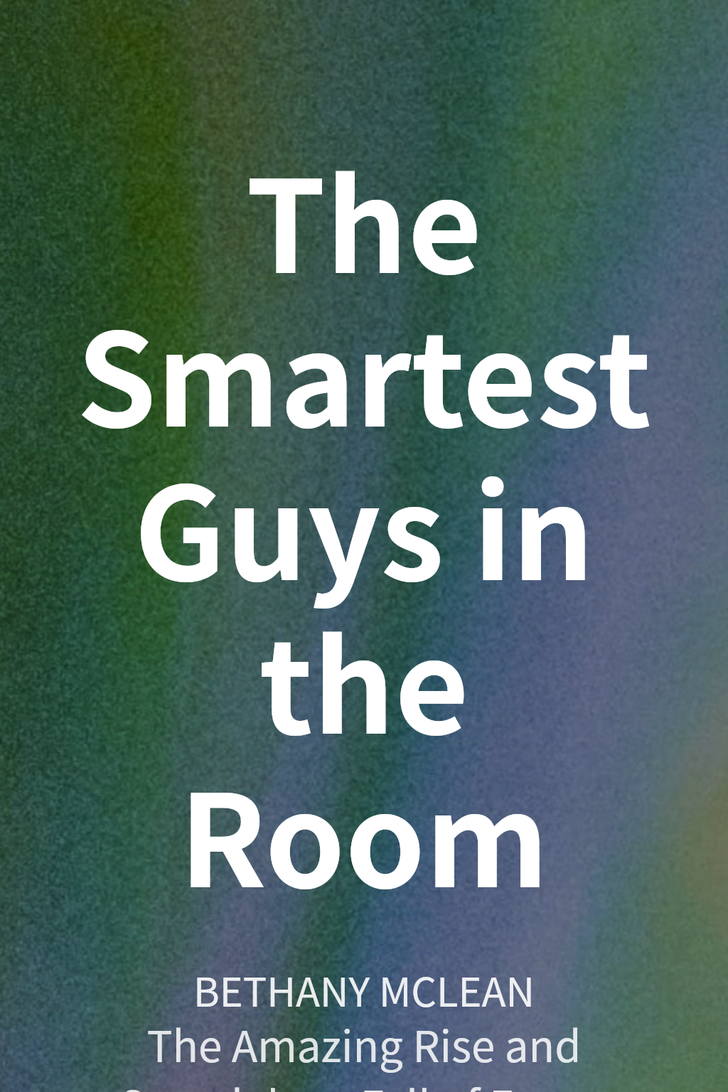 The Smartest Guys in the Room cover