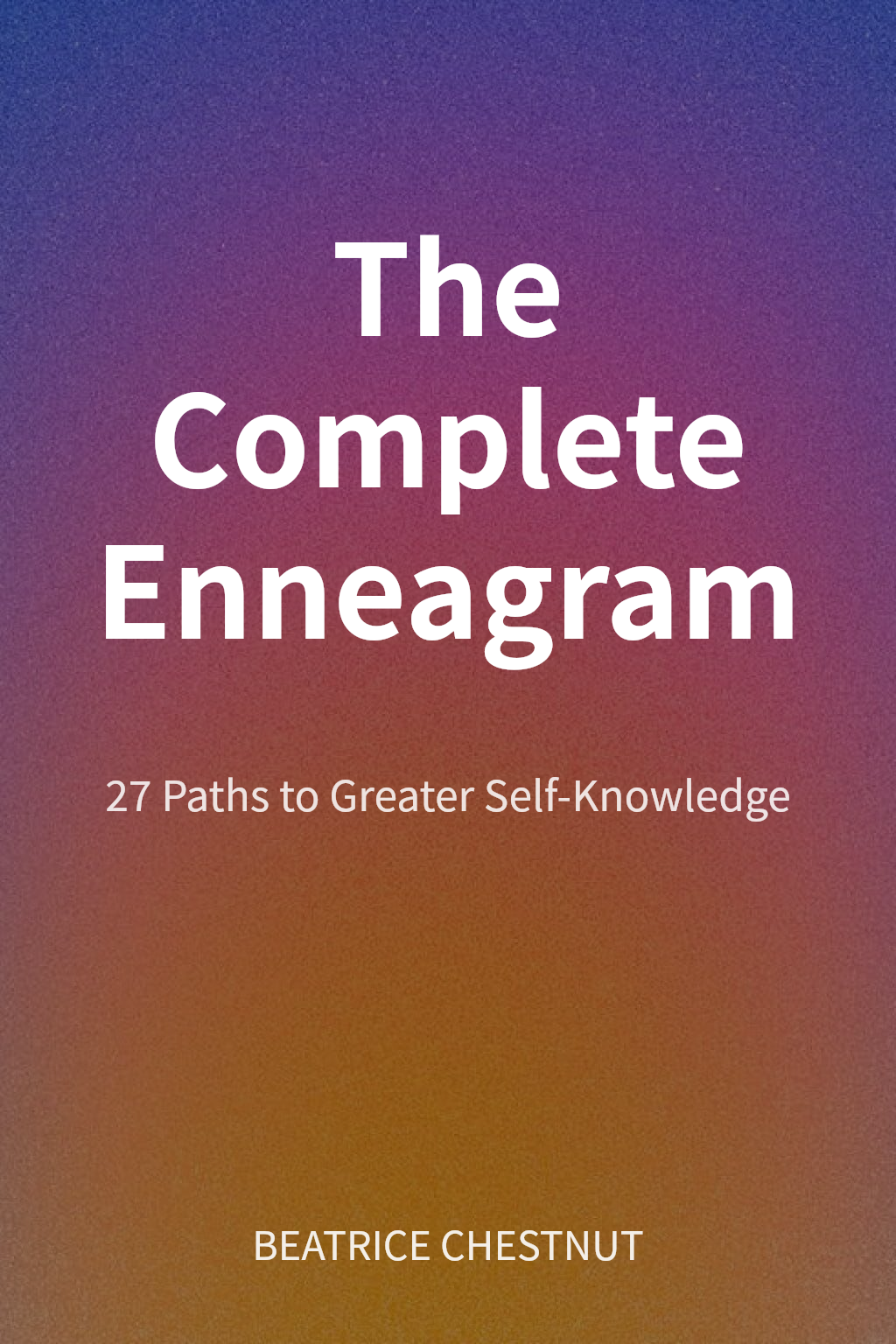 The Complete Enneagram cover