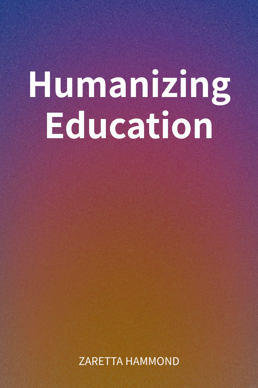 Humanizing Education cover
