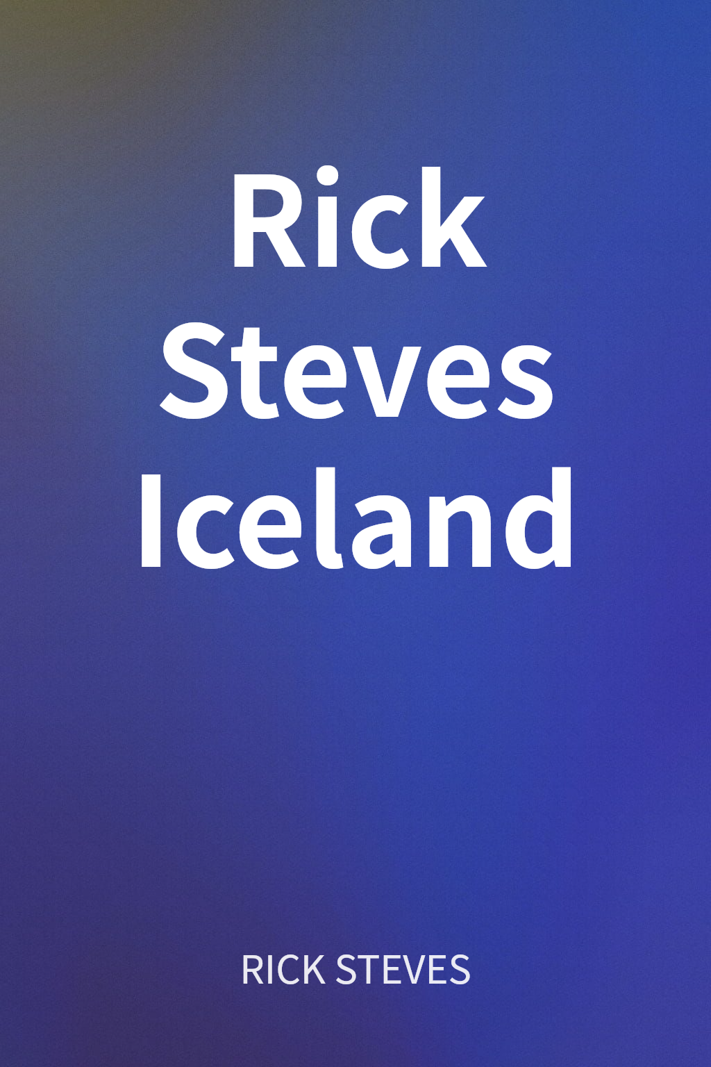 Rick Steves Iceland cover