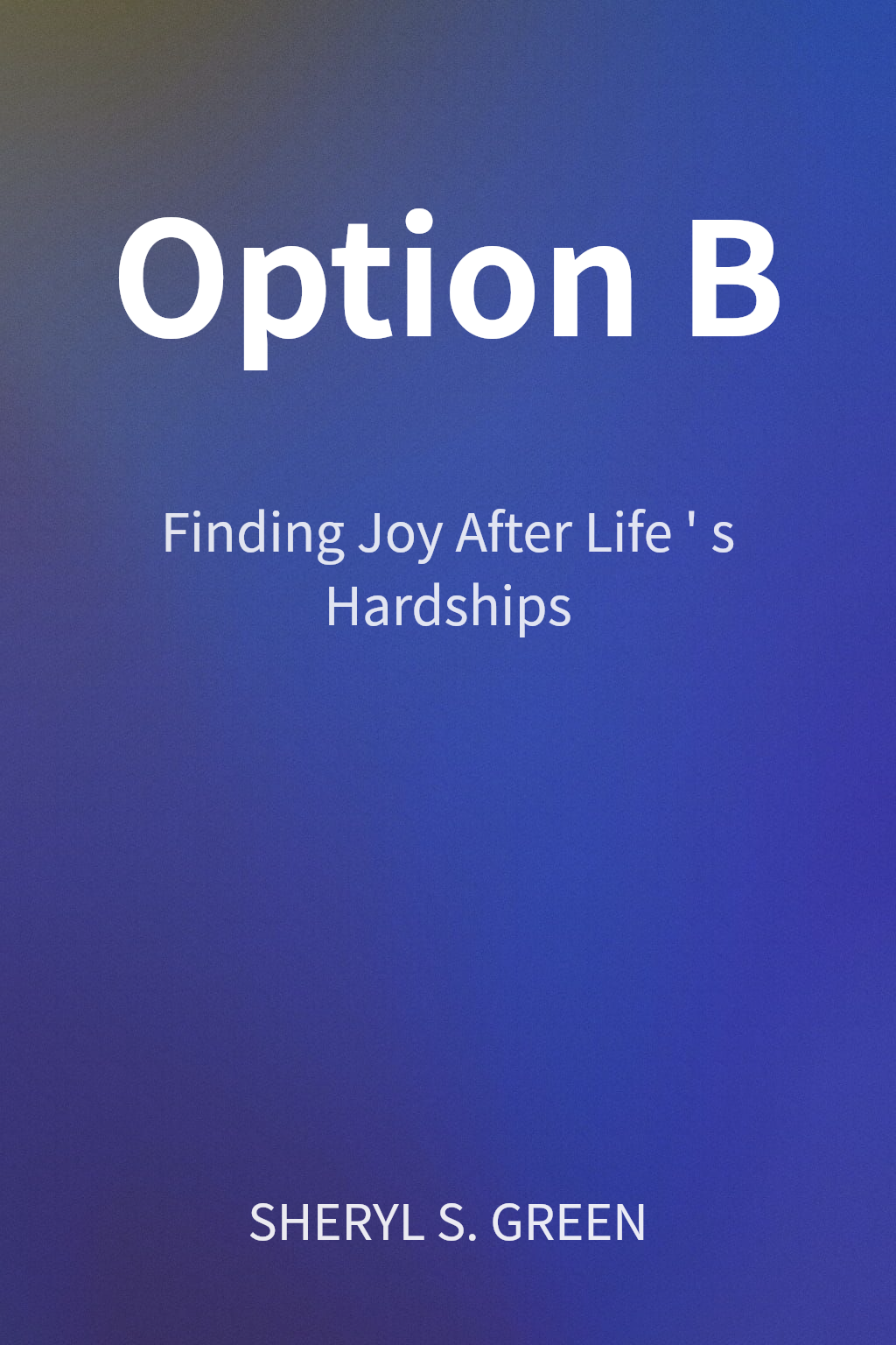 Option B cover