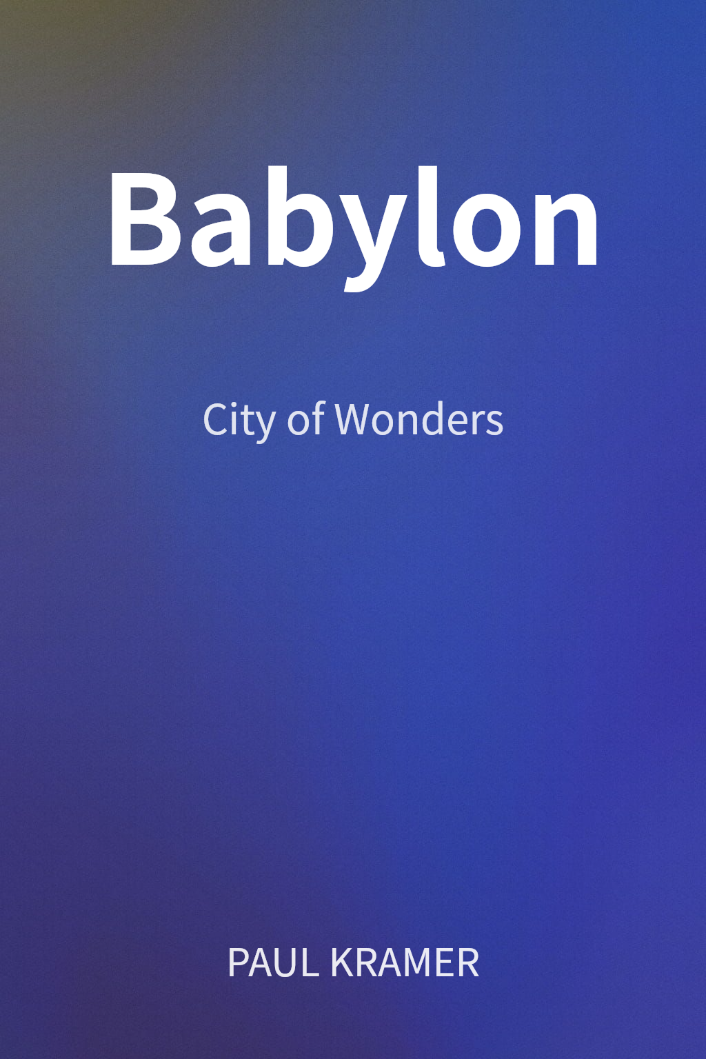 Babylon cover