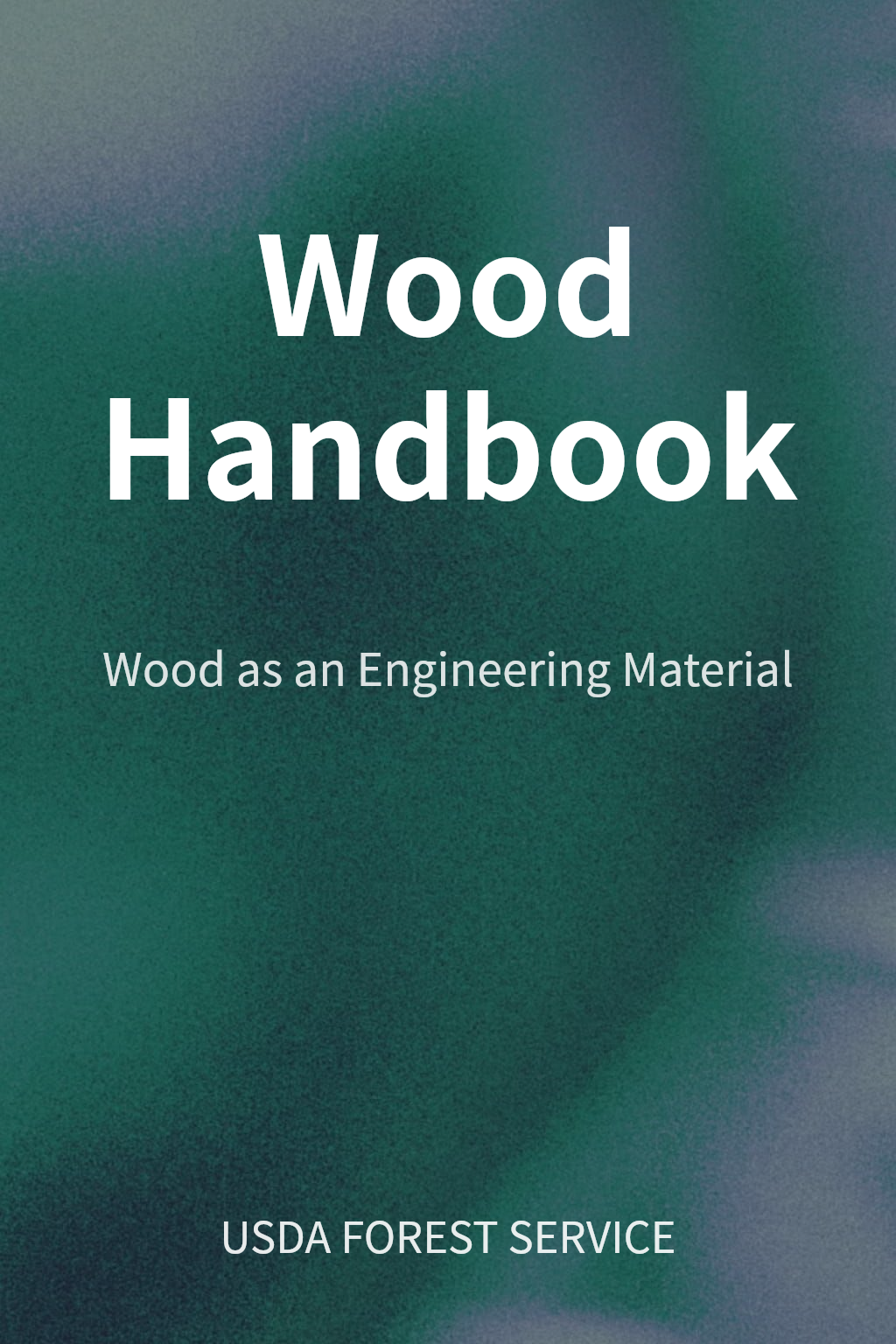 Wood Handbook cover