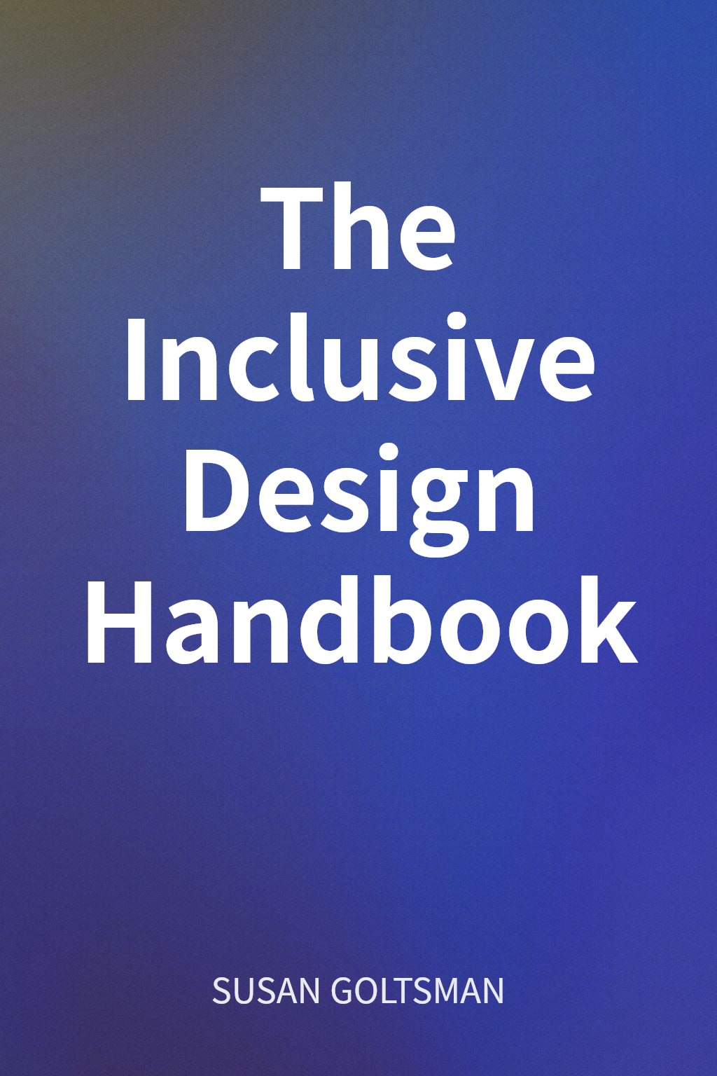 The Inclusive Design Handbook cover