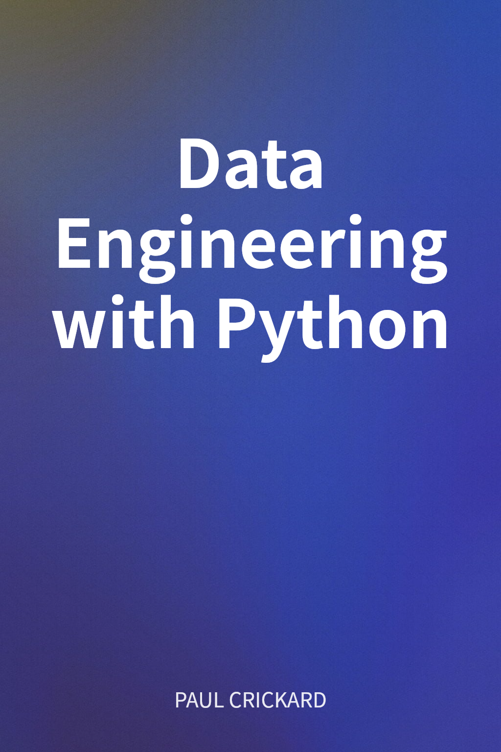 Data Engineering with Python cover