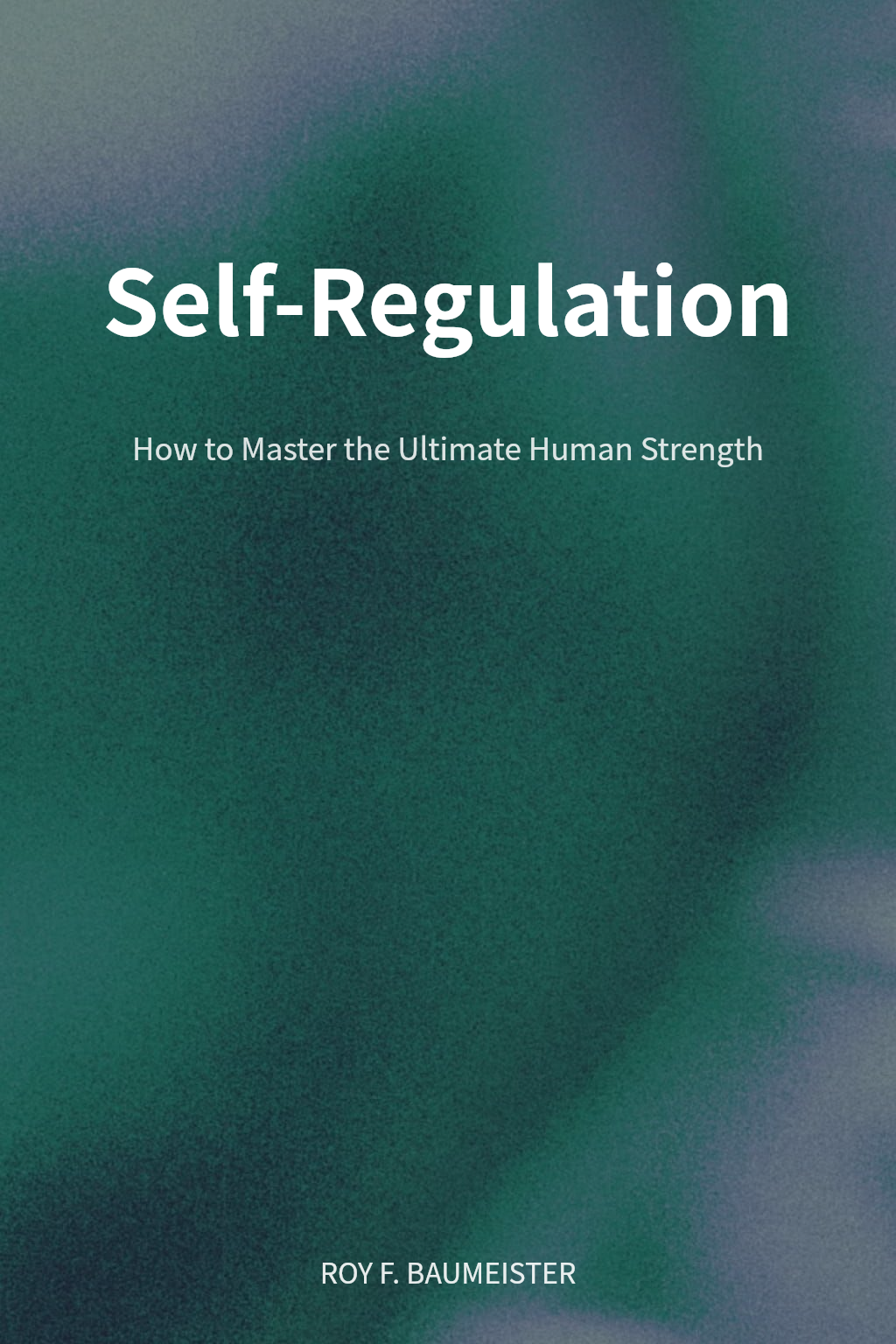 Self-Regulation cover