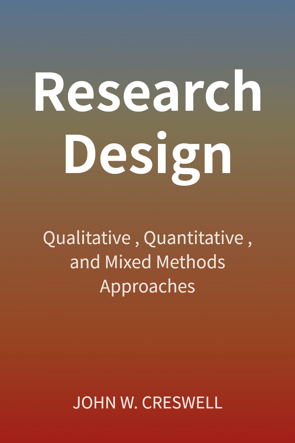 Research Design cover