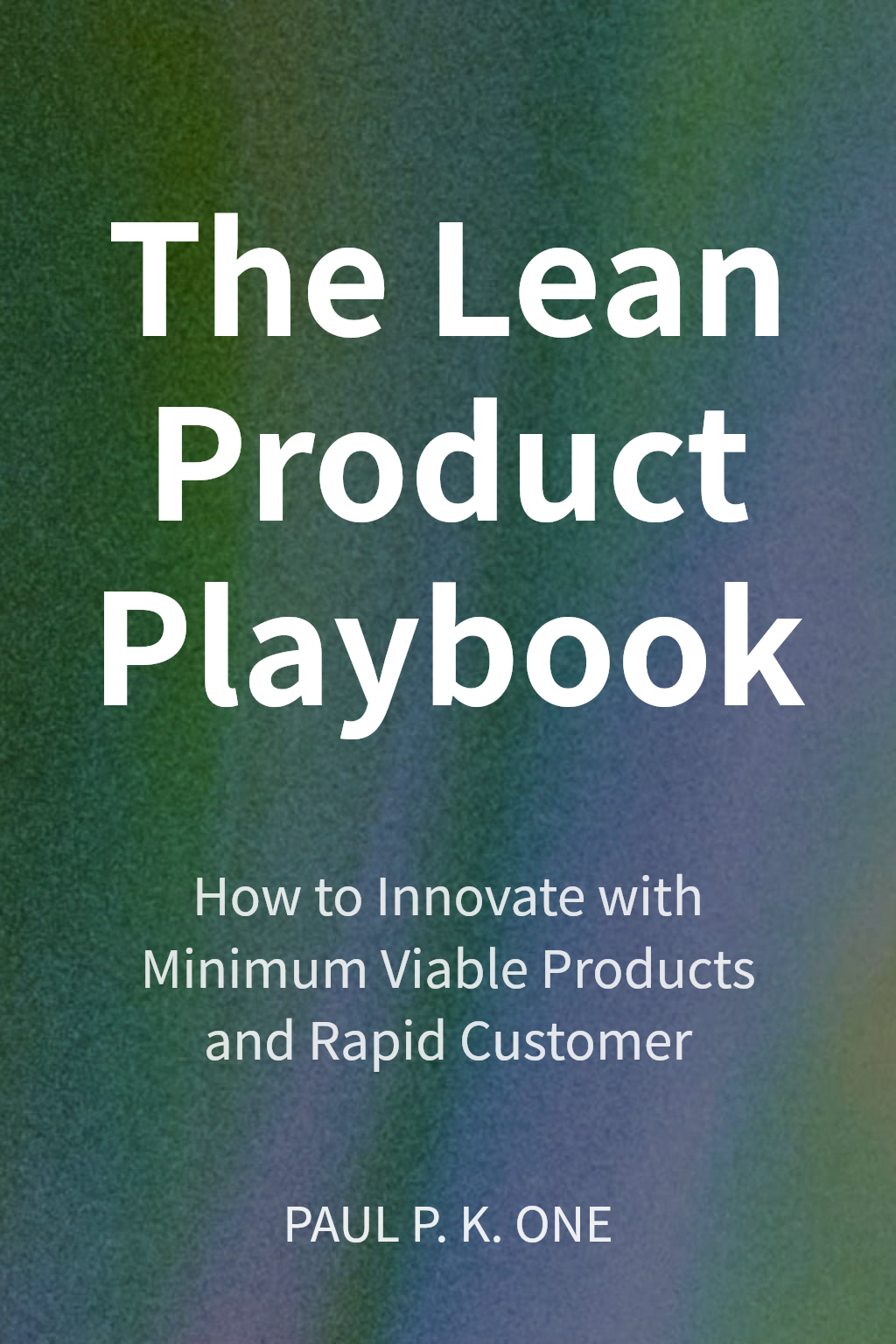The Lean Product Playbook cover