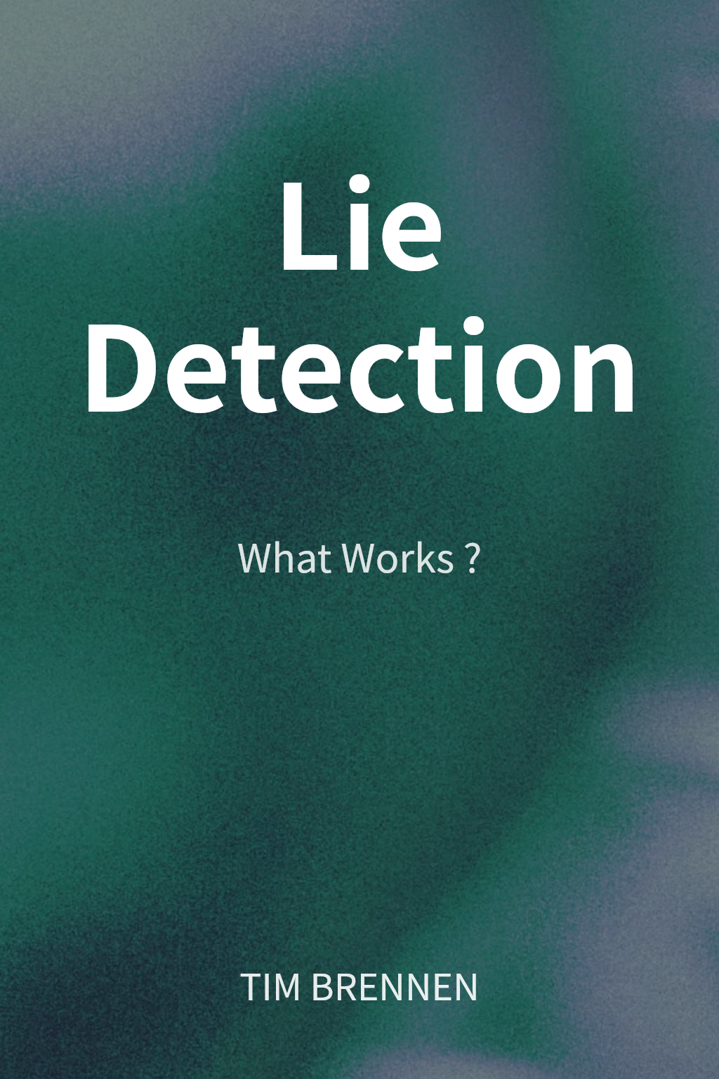Lie Detection cover