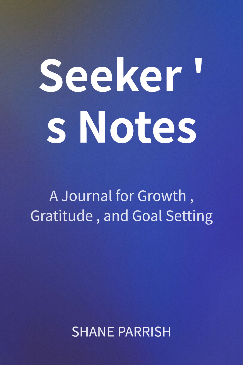 Seeker's Notes cover