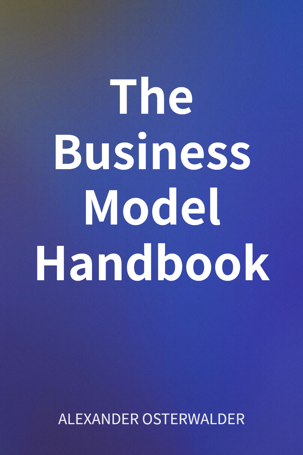 The Business Model Handbook cover