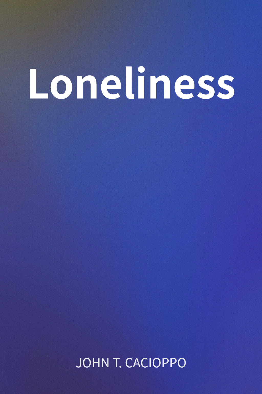 Loneliness cover