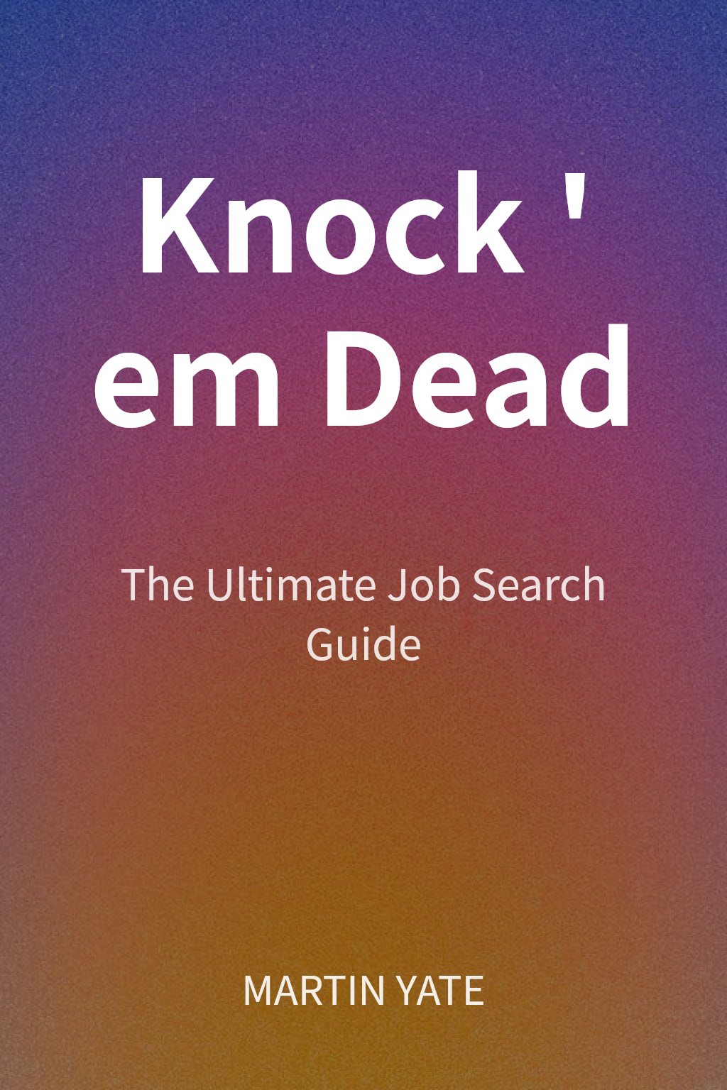 Knock 'em Dead cover