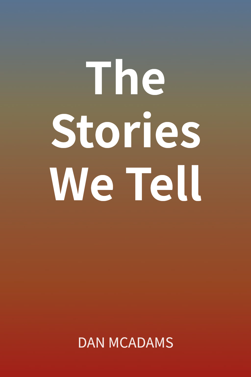 The Stories We Tell cover