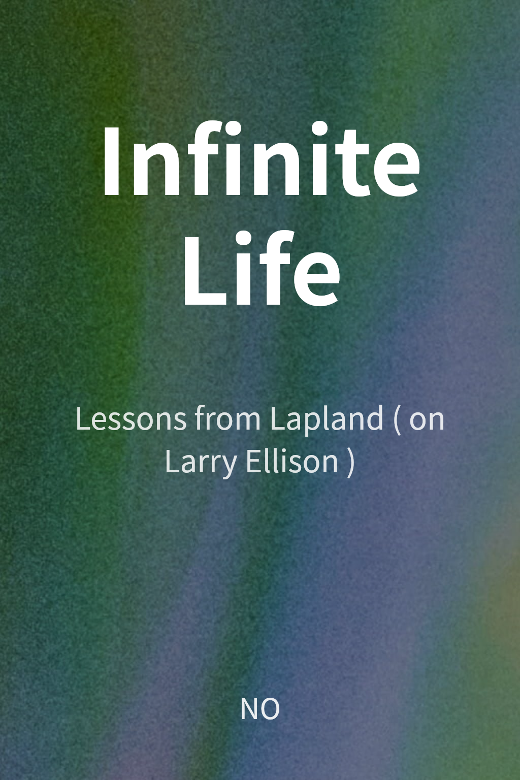 Infinite Life cover