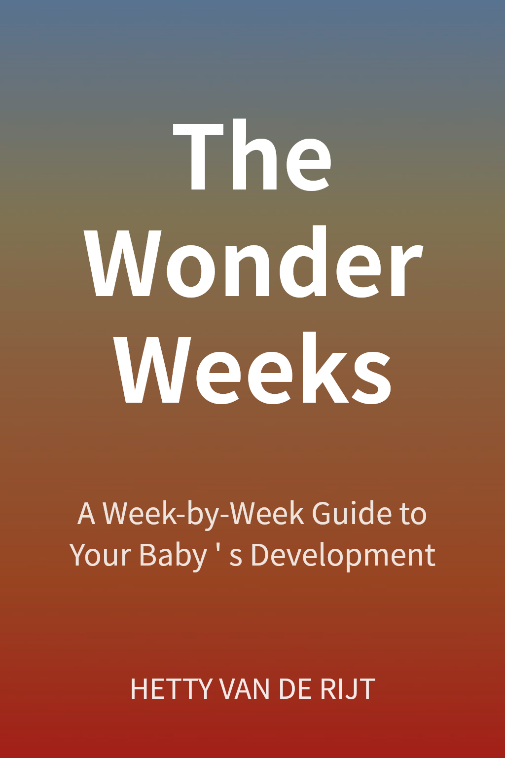 The Wonder Weeks cover