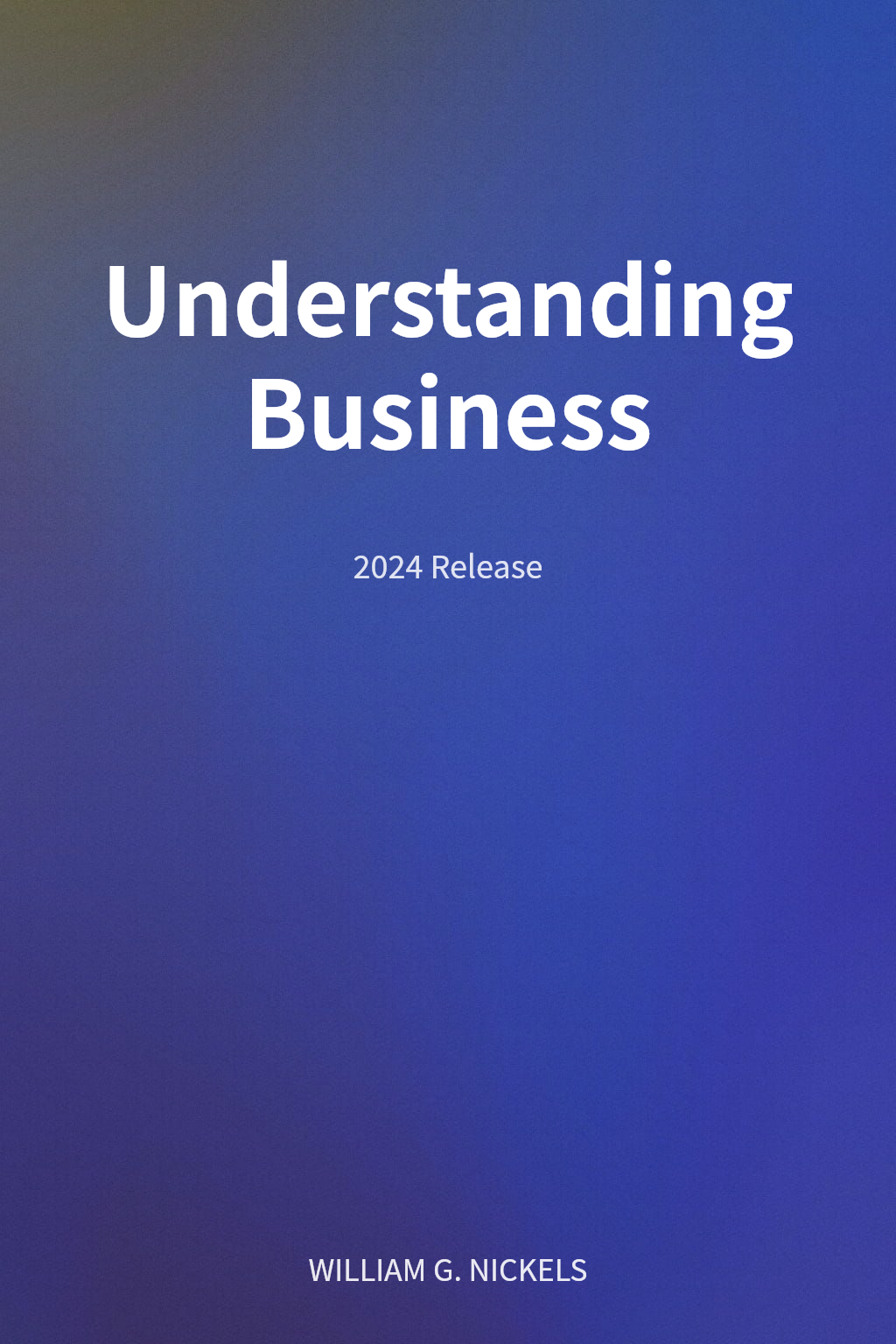 Understanding Business cover