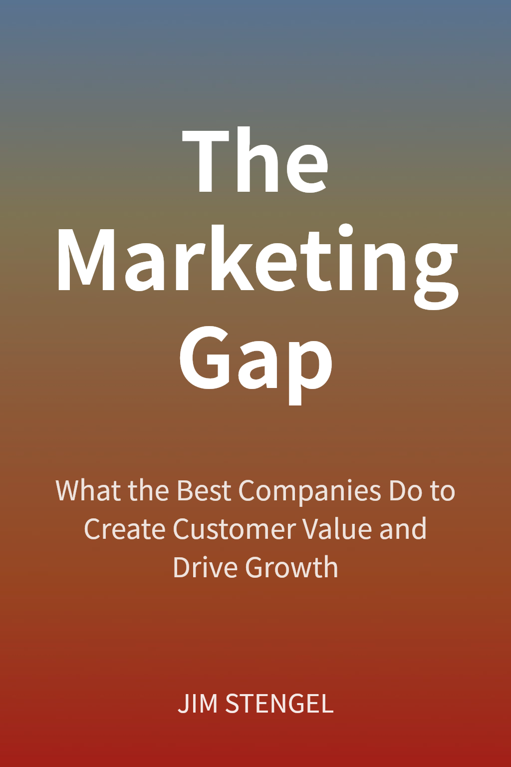 The Marketing Gap cover