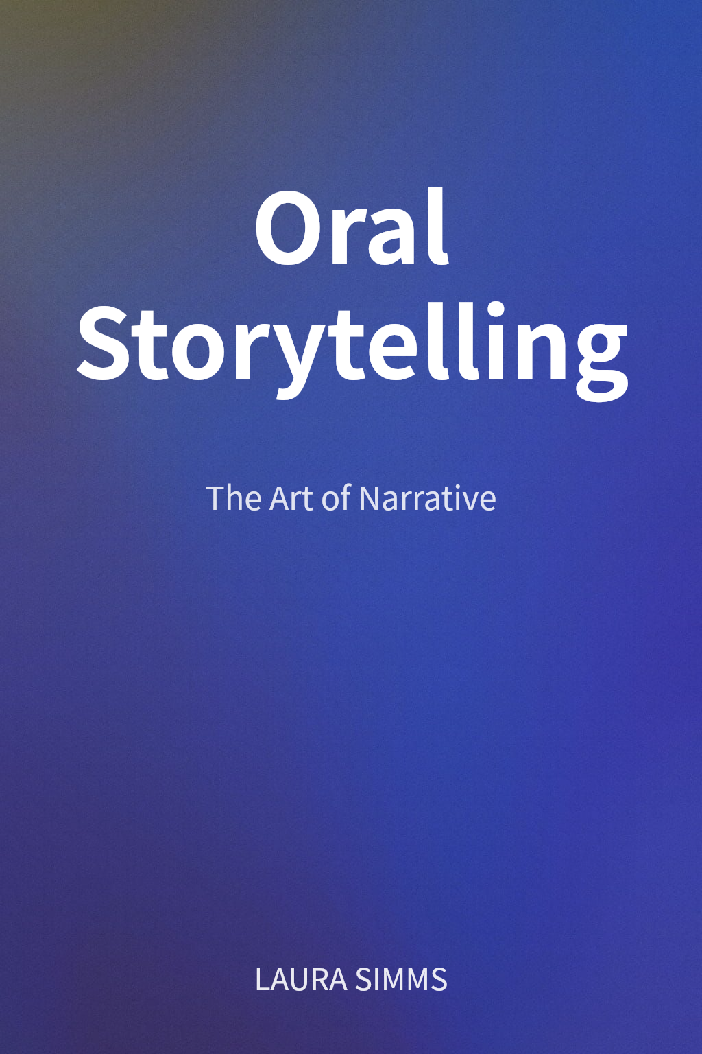 Oral Storytelling cover