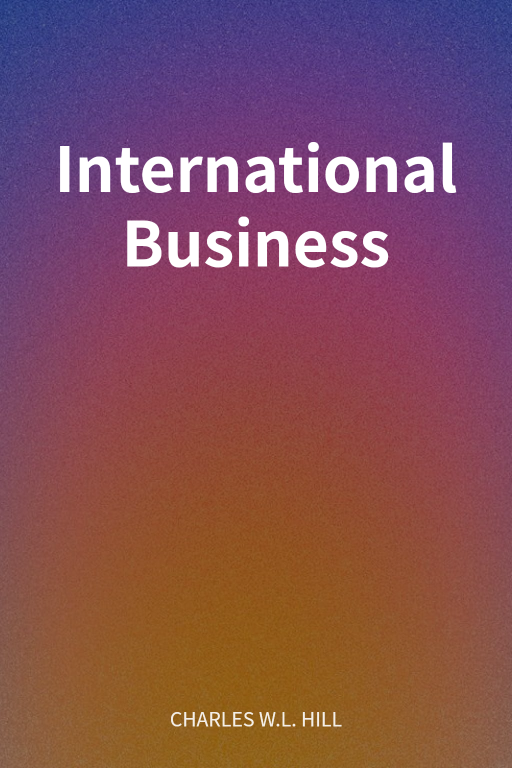 International Business cover