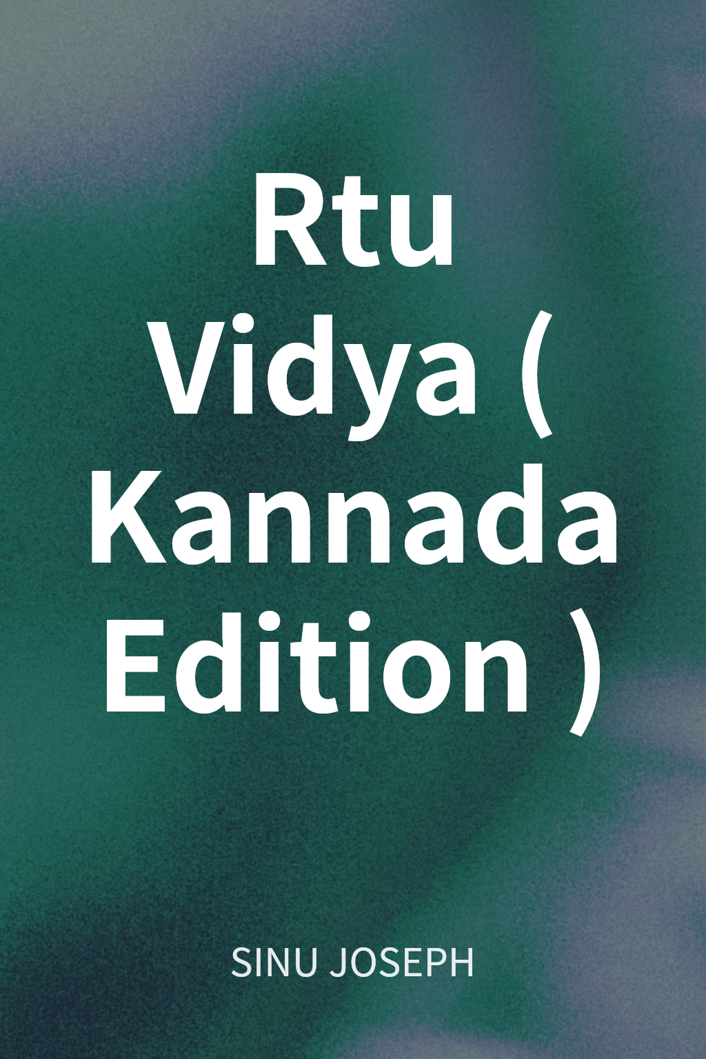 Rtu Vidya (Kannada Edition) cover
