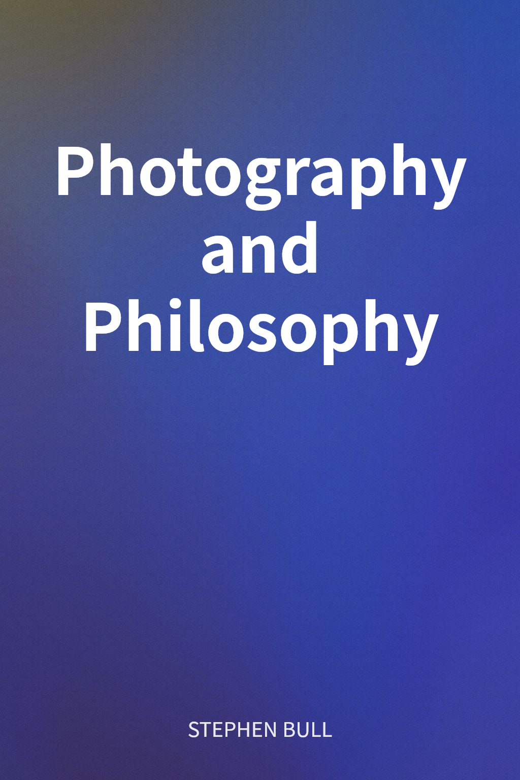 Photography and Philosophy cover