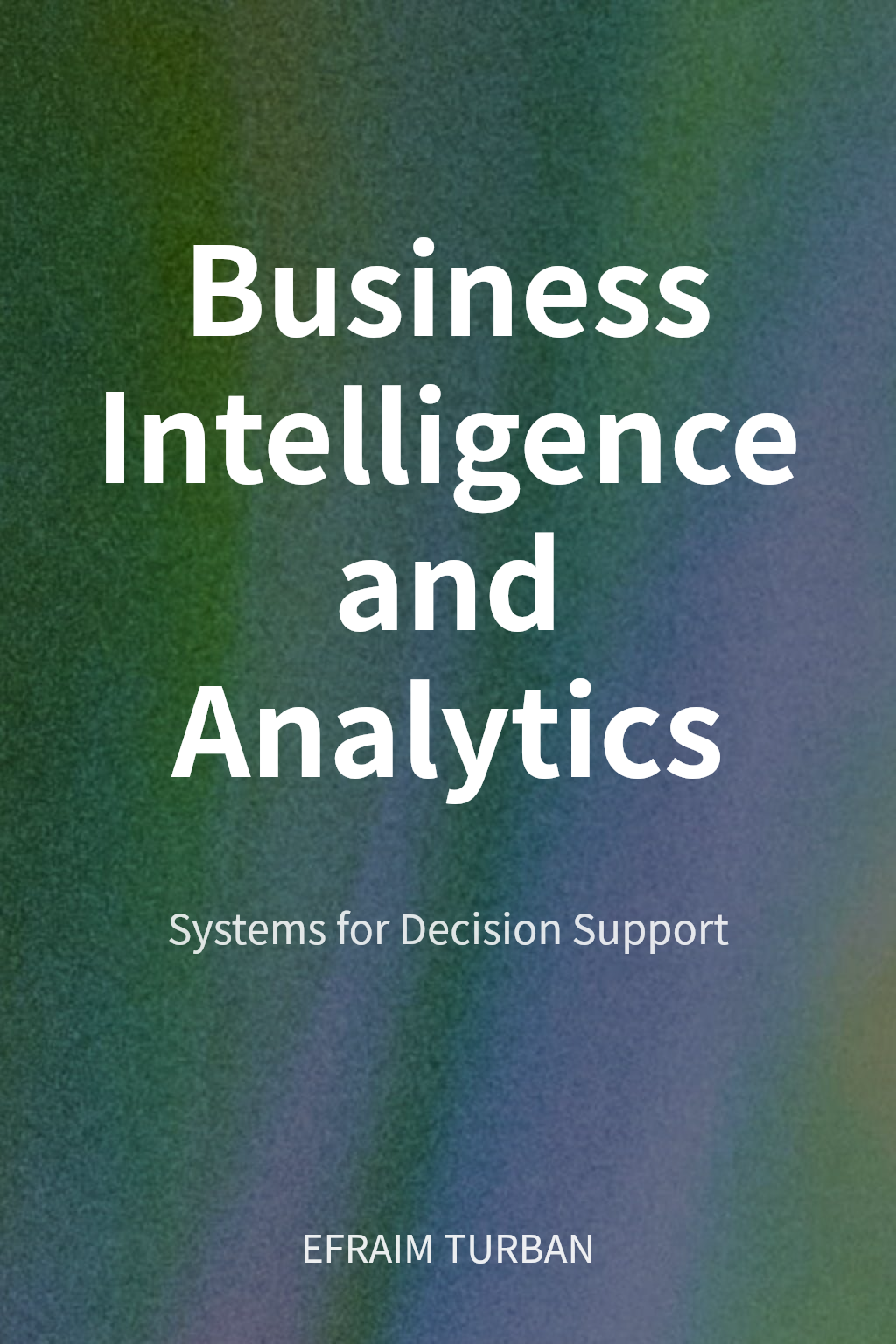 Business Intelligence and Analytics cover