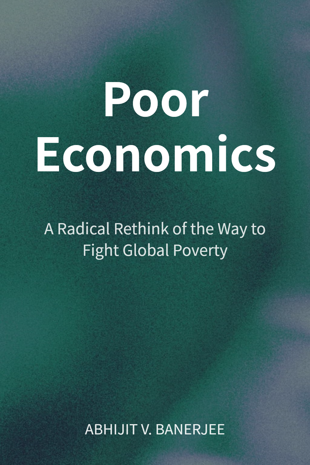 Poor Economics cover