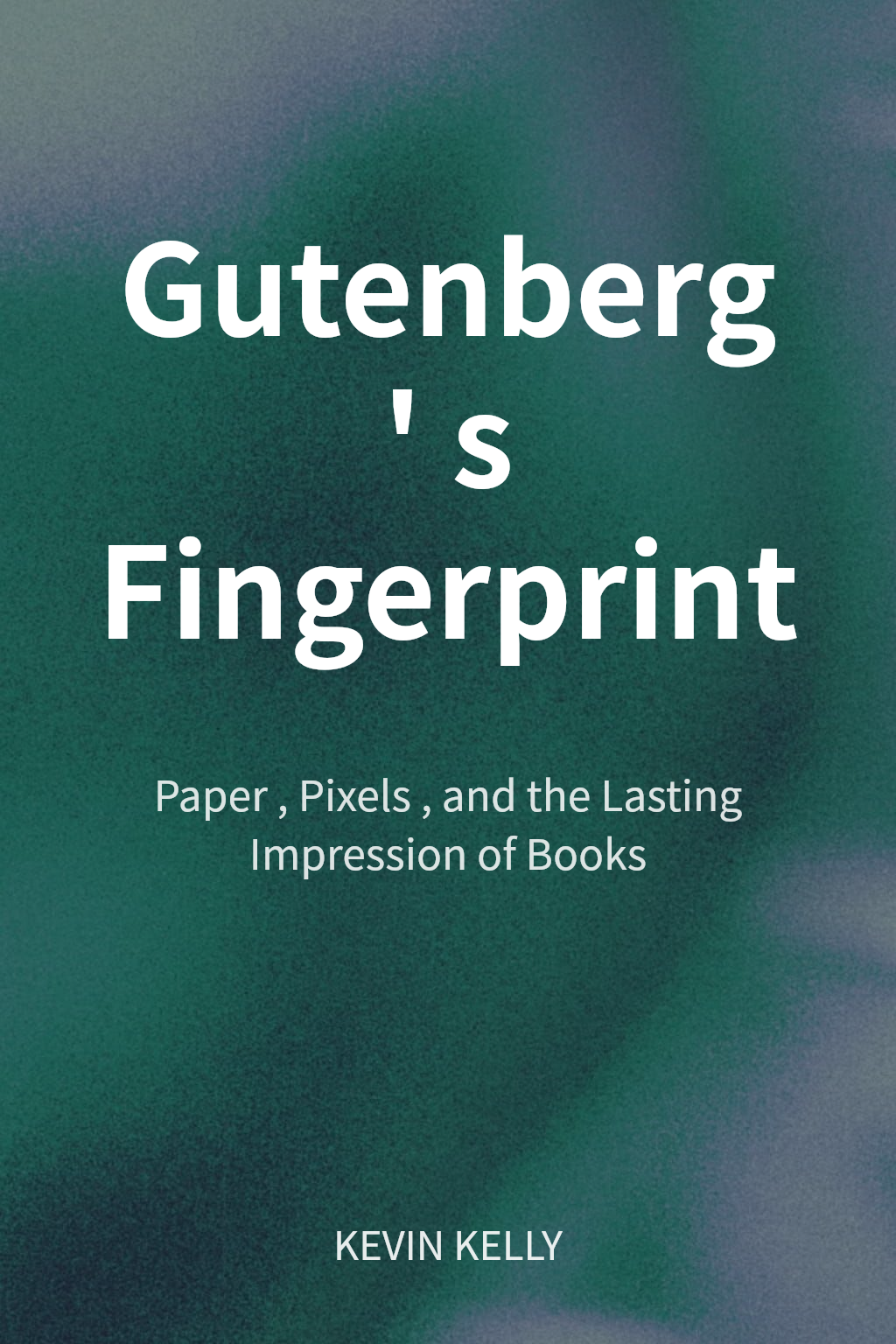 Gutenberg's Fingerprint cover